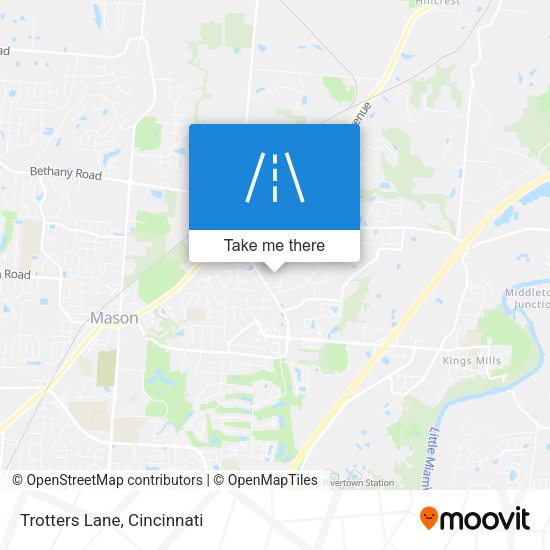 Mapa de Trotters Lane