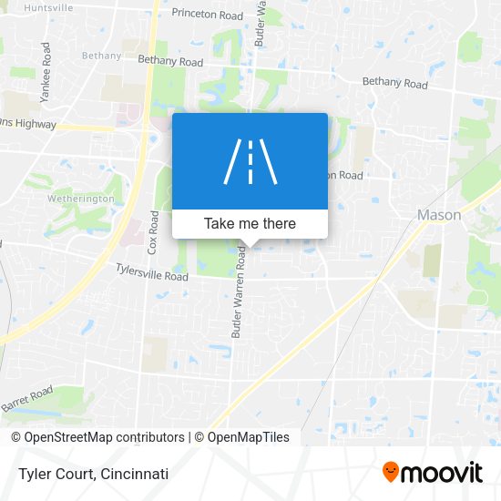 Mapa de Tyler Court