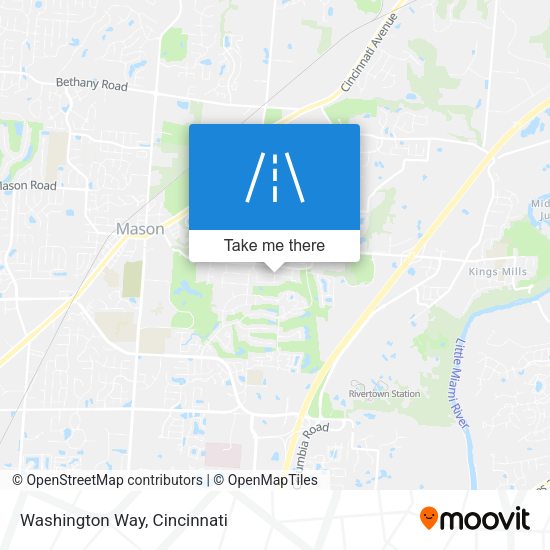 Mapa de Washington Way