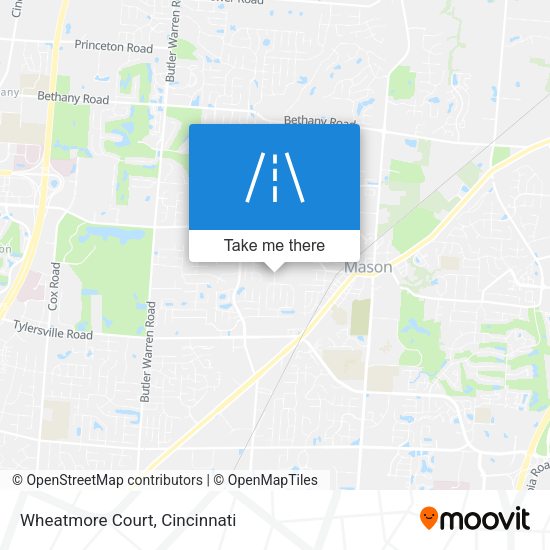 Mapa de Wheatmore Court
