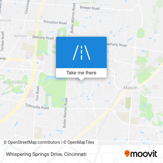 Mapa de Whispering Springs Drive