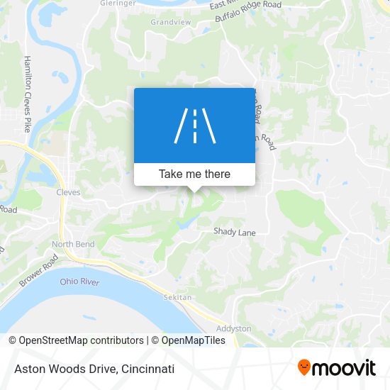 Aston Woods Drive map