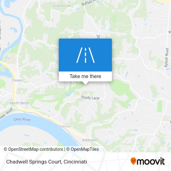 Chadwell Springs Court map