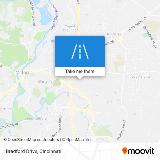 Mapa de Bradford Drive