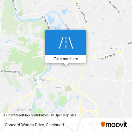 Concord Woods Drive map