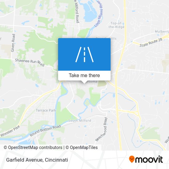 Mapa de Garfield Avenue