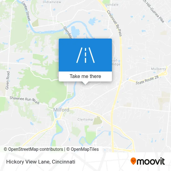 Hickory View Lane map