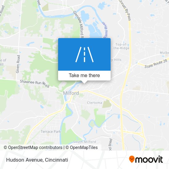 Mapa de Hudson Avenue