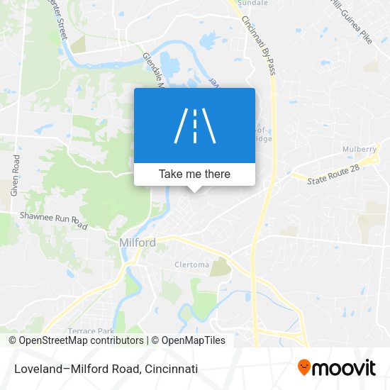 Mapa de Loveland–Milford Road