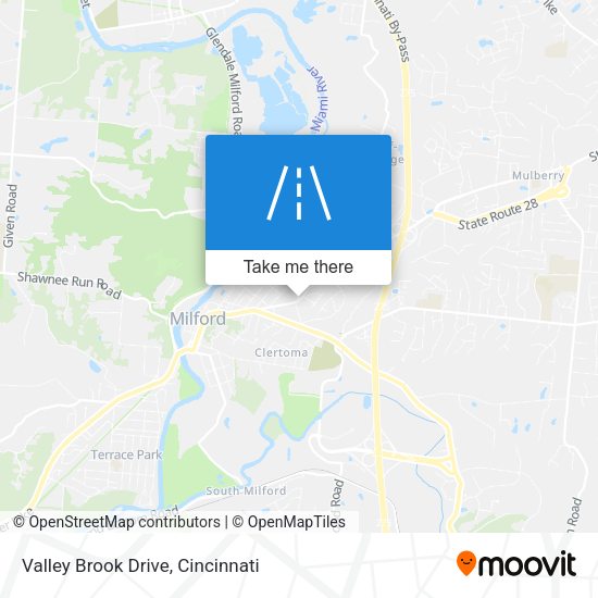 Valley Brook Drive map