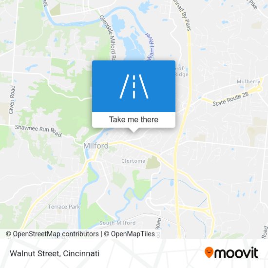 Mapa de Walnut Street