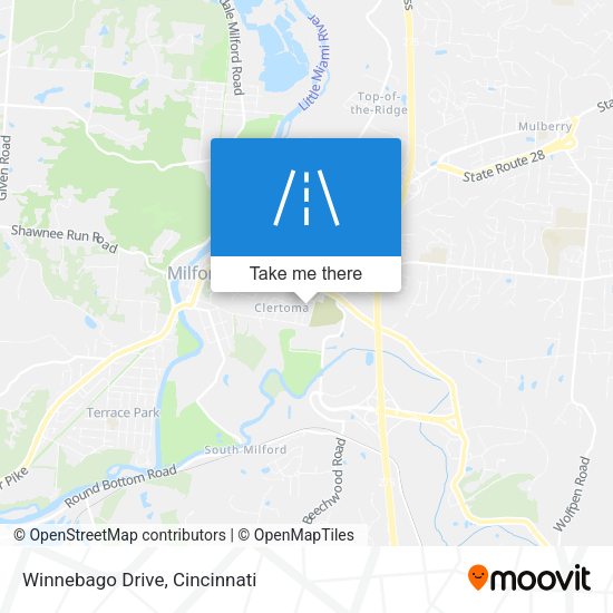 Mapa de Winnebago Drive