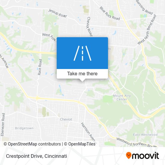 Crestpoint Drive map