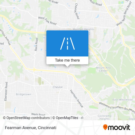 Mapa de Fearman Avenue