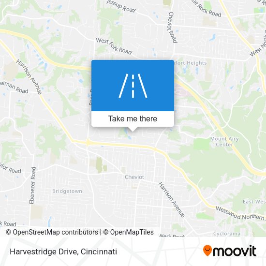 Mapa de Harvestridge Drive