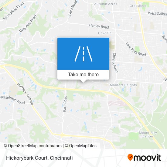 Hickorybark Court map