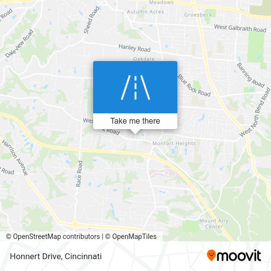 Mapa de Honnert Drive