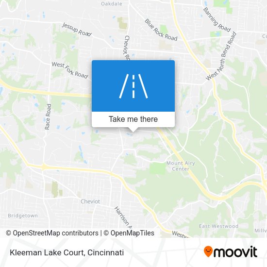 Kleeman Lake Court map