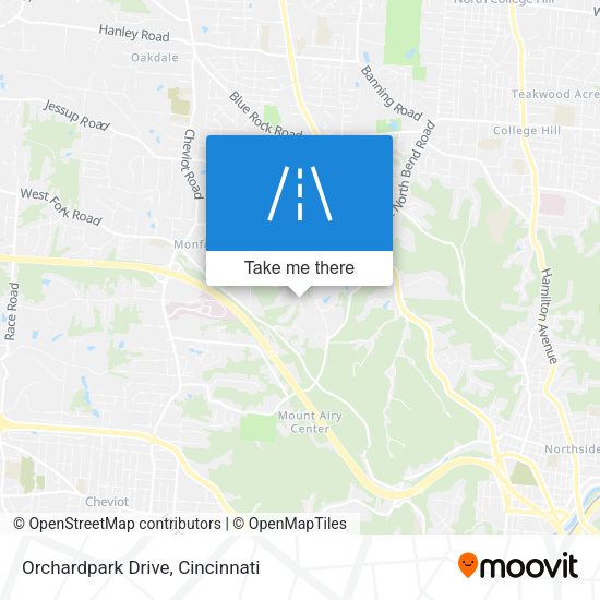 Orchardpark Drive map