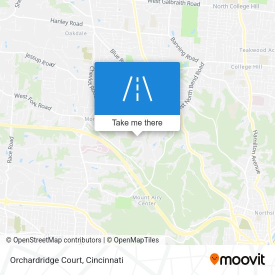 Orchardridge Court map