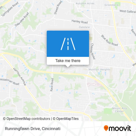 Runningfawn Drive map
