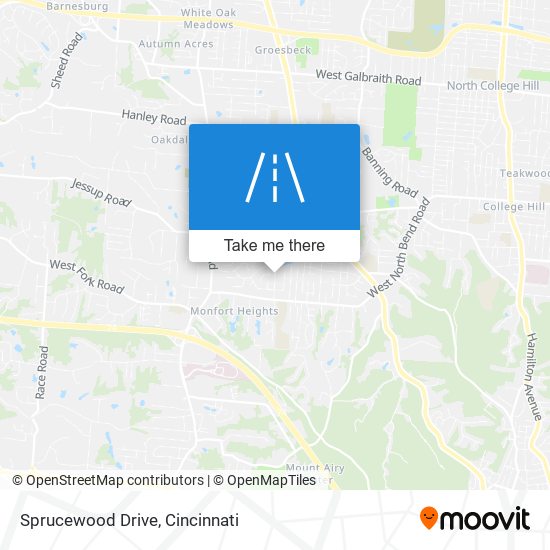 Sprucewood Drive map