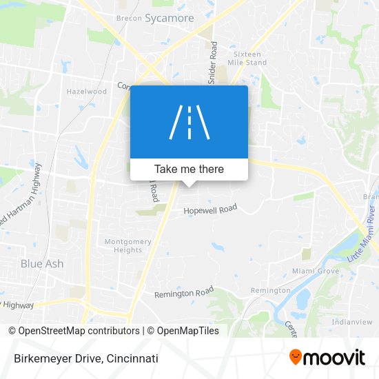 Birkemeyer Drive map