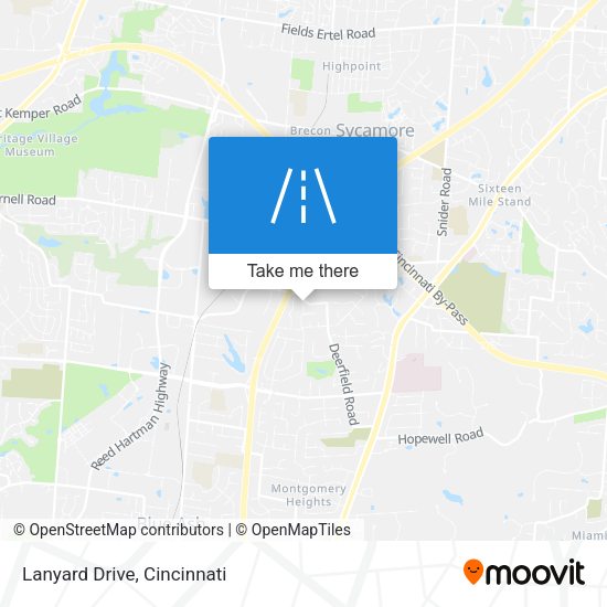 Mapa de Lanyard Drive