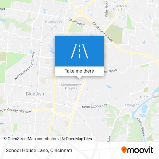 Mapa de School House Lane