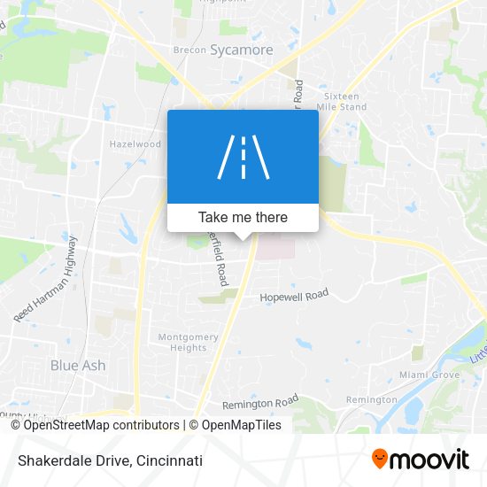 Mapa de Shakerdale Drive