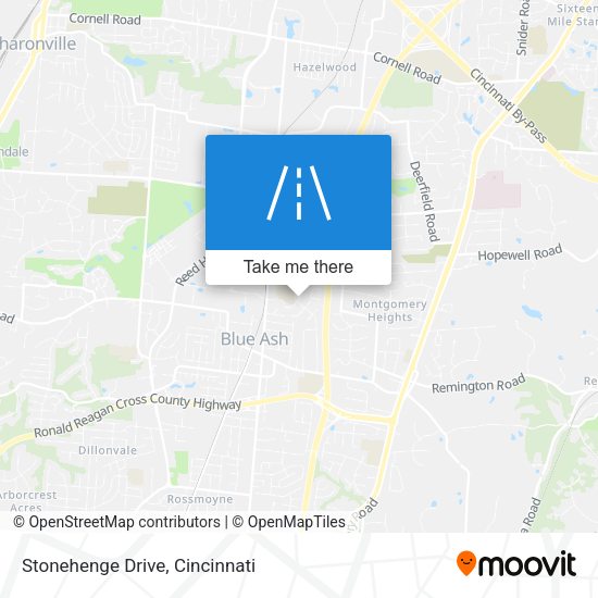 Mapa de Stonehenge Drive