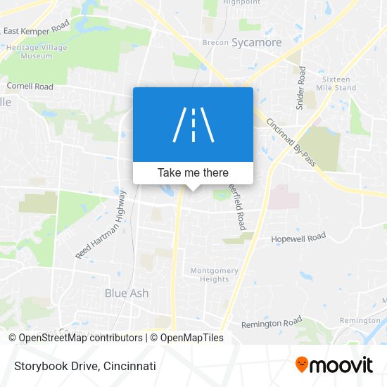 Storybook Drive map