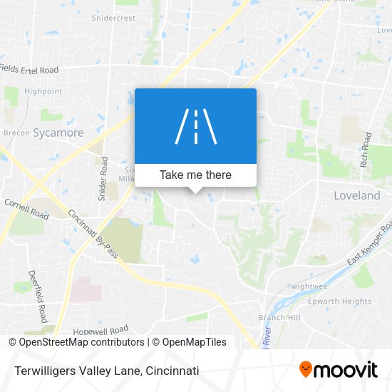 Mapa de Terwilligers Valley Lane