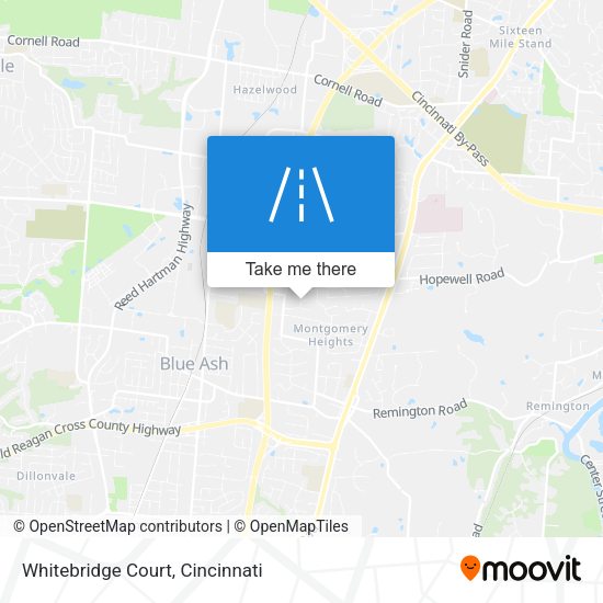 Mapa de Whitebridge Court