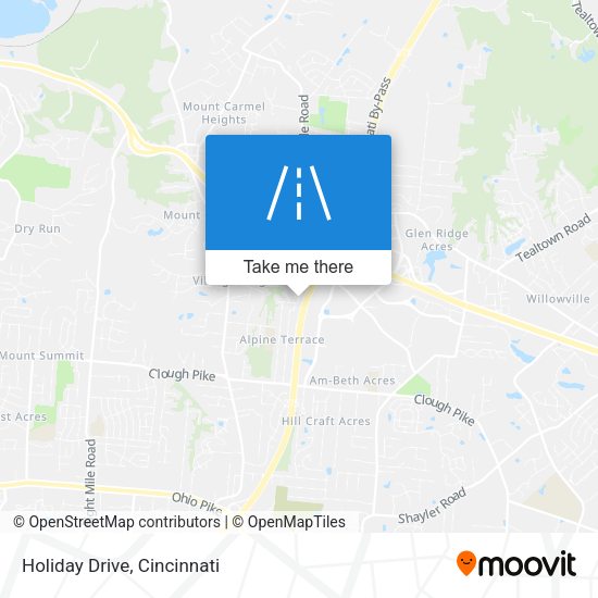 Mapa de Holiday Drive