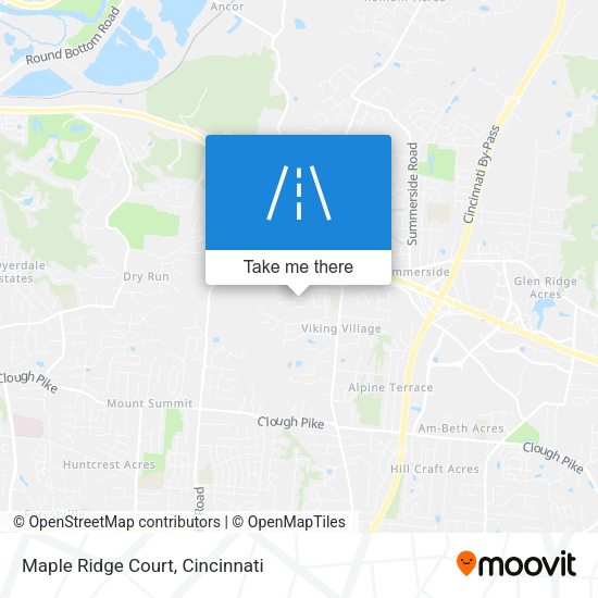 Mapa de Maple Ridge Court