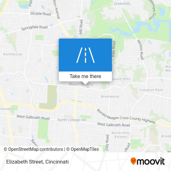 Mapa de Elizabeth Street