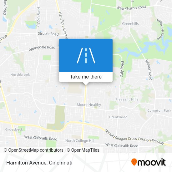 Mapa de Hamilton Avenue