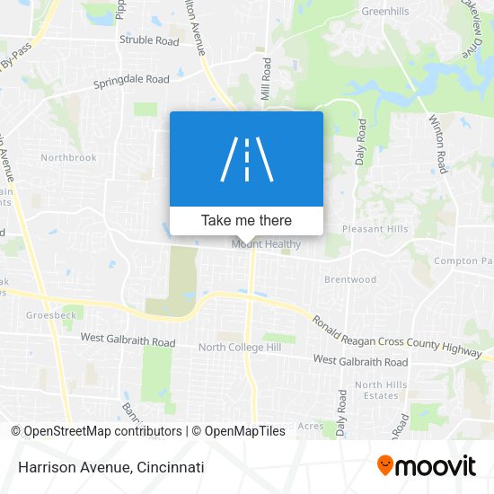 Harrison Avenue map