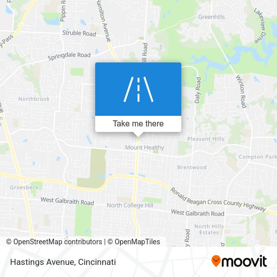 Hastings Avenue map