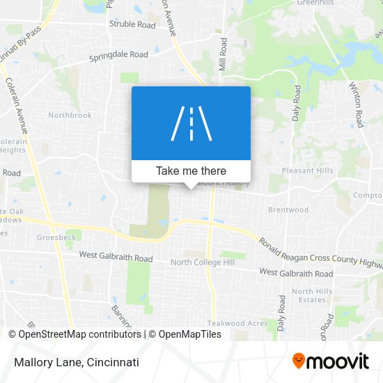 Mapa de Mallory Lane