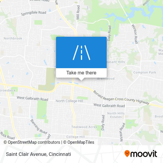 Mapa de Saint Clair Avenue