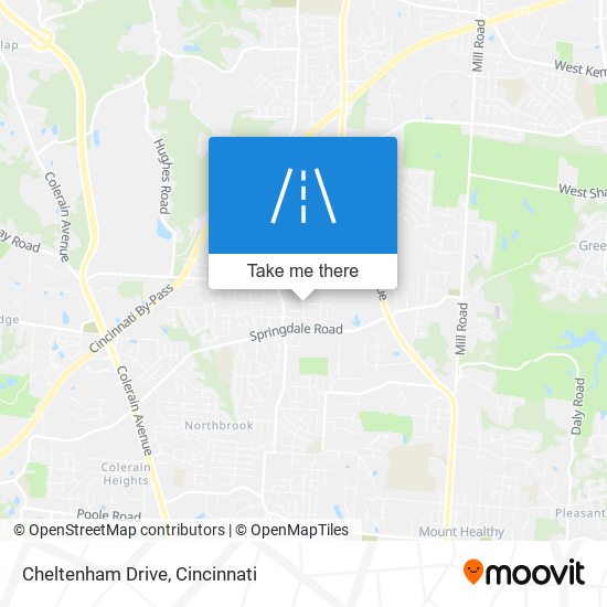Cheltenham Drive map