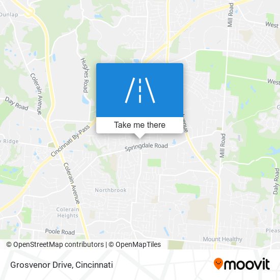 Mapa de Grosvenor Drive