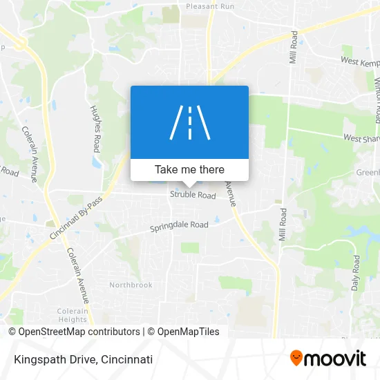 Kingspath Drive map