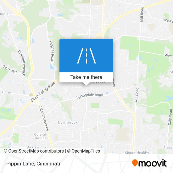 Mapa de Pippin Lane