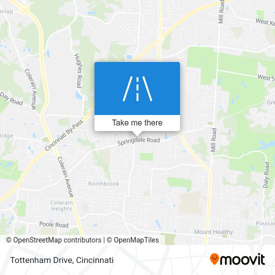Mapa de Tottenham Drive