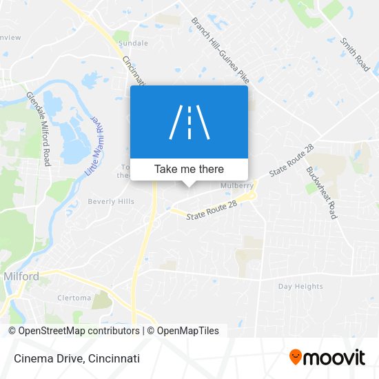 Mapa de Cinema Drive