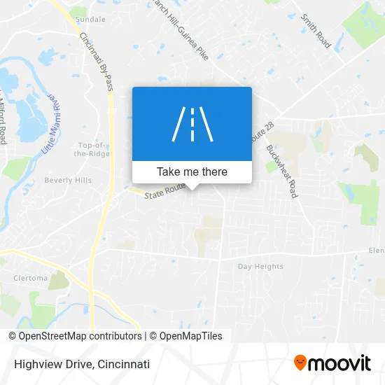 Highview Drive map