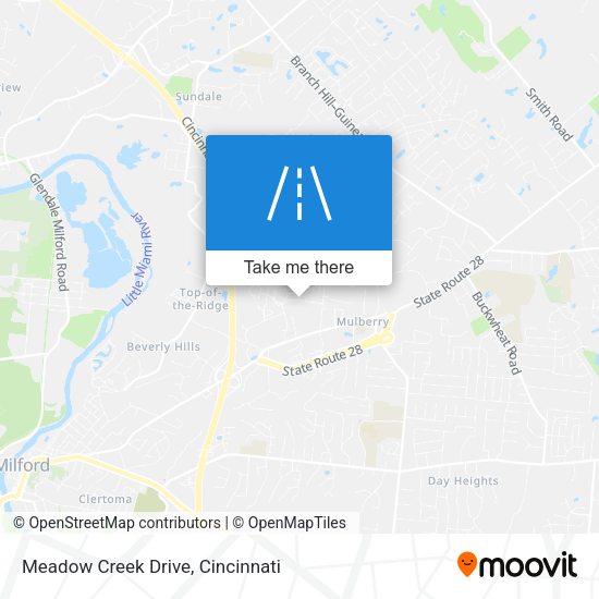 Meadow Creek Drive map